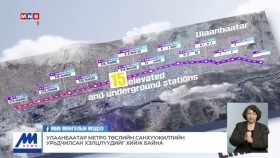 ᠤᠯᠠᠭᠠᠨᠪᠠᠭᠠᠲᠤᠷ ᠮᠧᠲ᠋ᠷᠣ᠋ ᠲᠥᠰᠦᠯ ᠦ᠋ᠨ ᠰᠠᠩᠬᠦᠦᠵᠢᠯᠲᠡ ᠶ᠋ᠢᠨ ᠤᠷᠢᠳᠴᠢᠯᠠᠭᠰᠠᠨ ᠬᠡᠯᠡᠴᠡᠯ ᠦ᠋ᠳ ᠢ᠋ ᠬᠢᠵᠦ ᠪᠠᠢᠨ᠎ᠠУлаанбаатар метро төслийн санхүүжилтийн урьдчилсан хэлцлүүдийг хийж байна