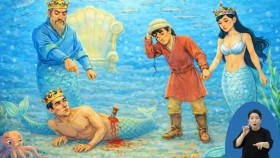 ᠲᠡᠷᠭᠡᠯ ᠬᠦᠦ ᠶ᠋ᠢᠨ ᠦᠯᠢᠭᠡᠷTergel khüügiin ülgerТэргэл хүүгийн үлгэр