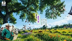 ᠴᠡᠴᠡᠭᠲᠦ ᠬᠥᠳᠡᠭᠡ ᠮᠢᠨᠢ-ᠣᠶᠤᠨᠪᠢᠯᠢᠭ᠌Цэцэгт хөдөө минь-Оюунбилэг