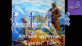 ᠠᠯᠲᠠᠢ ᠶᠢᠨ ᠨᠢᠷᠤᠭᠤᠨ ᠤ ᠭᠠᠩᠭᠠᠨ ᠲᠡᠭᠦᠰАлтайн нурууны Ганган Төгс