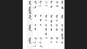 ᠮᠣᠩᠭᠣᠯ ᠦᠰᠦᠭ ᠤᠨ ᠡᠭᠡᠰᠢᠭ ᠳᠣᠯᠣᠭ᠎ᠠ- ᠲᠠᠨ᠎ᠠМонгол үсгийн эгшиг долоо-тана