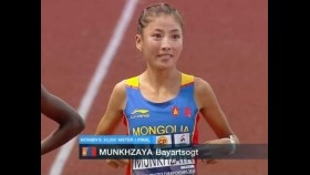 ᠪ ᠮᠥᠩᠬᠡᠵᠠᠶᠠᠭ᠎ᠠ ᠠᠽᠢᠶ᠎ᠠ ᠶᠢᠨ ᠠᠪᠤᠷᠭᠤ ᠶᠢᠨ ᠲᠡᠮᠡᠴᠡᠭᠡᠨ ᠡᠴᠡ ᠬᠦᠷᠡᠯ ᠮᠧᠳᠠᠯ ᠬᠦᠷᠲᠡᠯ᠎ᠡБ. Мөнхзаяа Азийн Аваргын Тэмцээнээс хүрэл медаль хүртлээ
