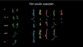 ᠮᠣᠩᠭᠣᠯ ᠪᠢᠴᠢᠭ ᠦᠨ ᠬᠢᠴᠢᠶᠡᠯ 26 ᠦᠢᠯᠡ ᠦᠭᠡ ᠶᠢ ᠵᠥᠪ ᠪᠢᠴᠢᠬᠦМонгол бичгийн хичээл №26 Үйл үгийг зөв бичих