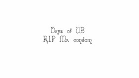 RIP Mr. Condom-Days of UB_ 18-р анги