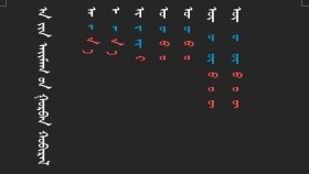 ᠳᠥᠭᠥᠮ ᠲᠦᠷᠭᠡᠨ ᠪᠢᠴᠢᠬᠦ ᠠᠷᠭ᠎ᠠ 11-ᠠ ᠶᠢᠨ ᠠᠢᠮᠠᠭ ᠤᠨ ᠭᠤᠷᠪᠠᠨ ᠬᠤᠪᠢᠷᠠᠯАагийн аймгийн гураван хувирал